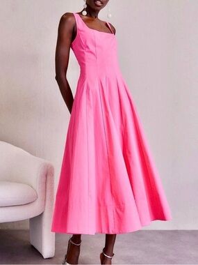 STAUD Wells dress plumeria size 12